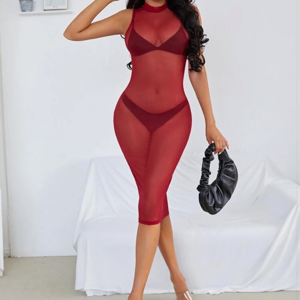 SEXY MESH DRESS BRAND NEW